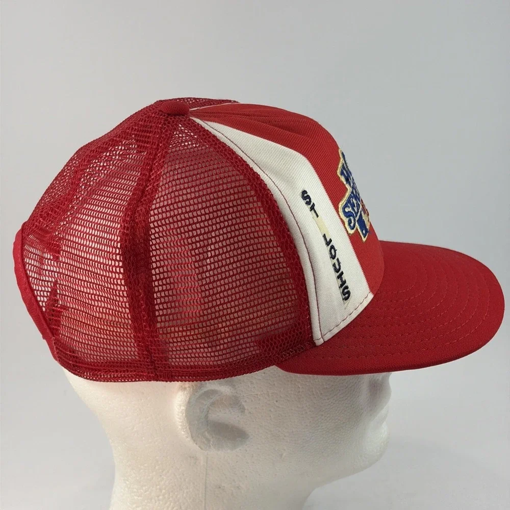 Vintage St. Louis Cardinals Hat Cap Snap Back World Series 1985 AJD Lucky Stripe